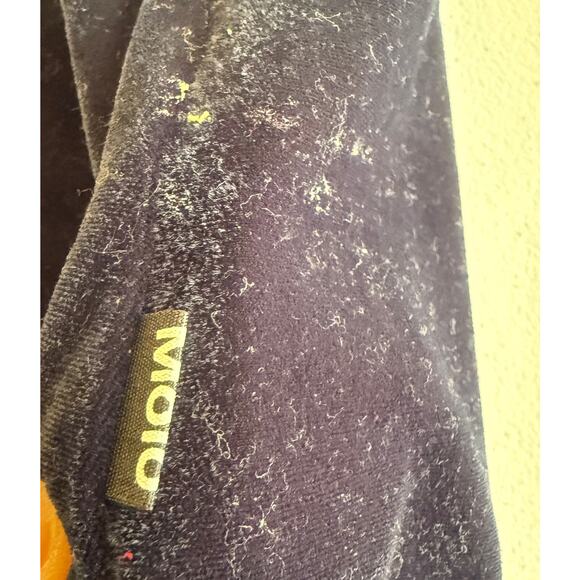 Molo Cyanne Velvet Dress Girls 3 - 4 Years Blue Long Sleeve Ruffle Pleated Soft - Picture 5 of 9